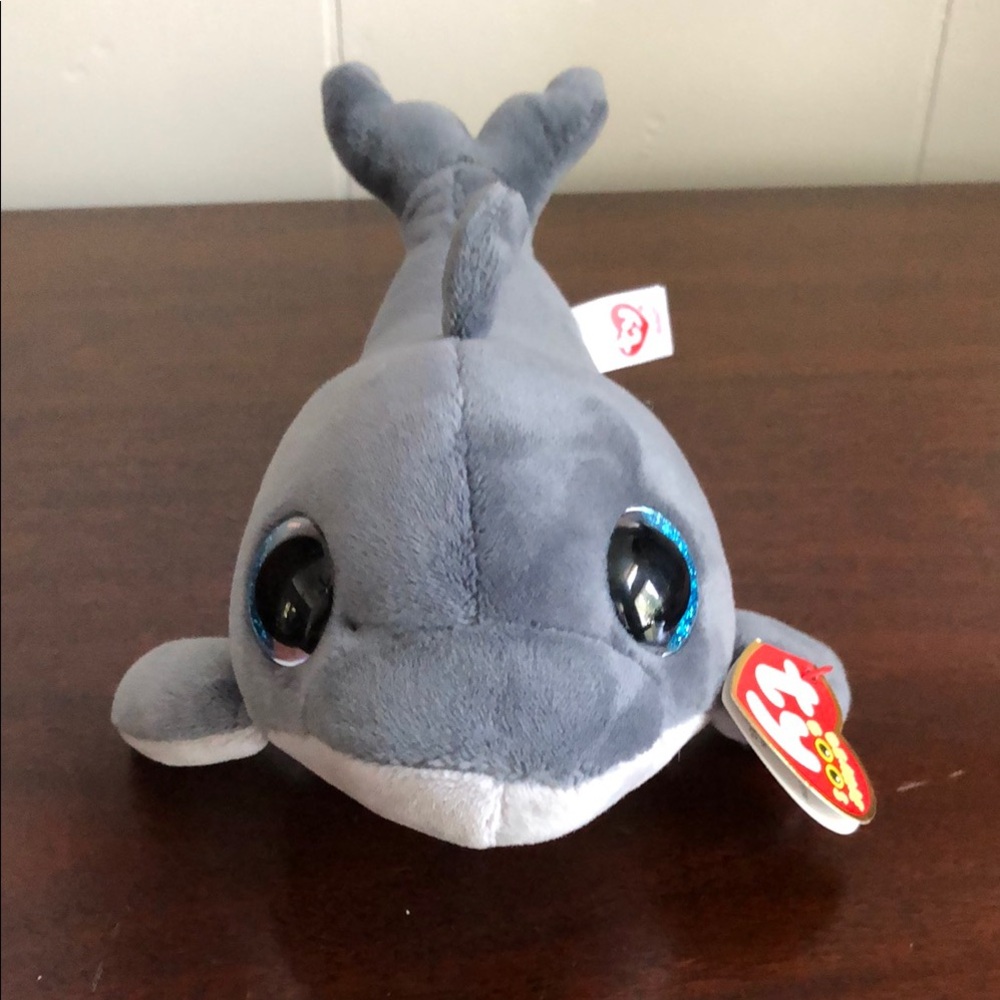 Ty Beanie Boos - ECHO the Dolphin 8” Plush Stuffed Animal Toy